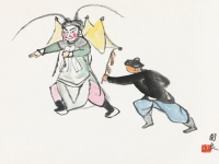 戲曲人物關良(關良戲曲人物畫)