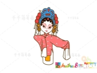 戲曲頭飾簡筆畫(戲曲頭飾手繪鉛筆畫)