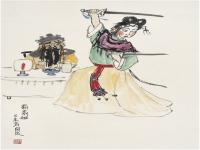 中國戲曲繪畫作品(中國戲曲繪畫作品簡單漂亮)
